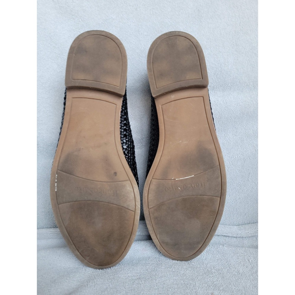 Franco Sarto Halton 2 Black Woven Penny Loafers Flats Womens 7.5 M - Picture 4 of 5
